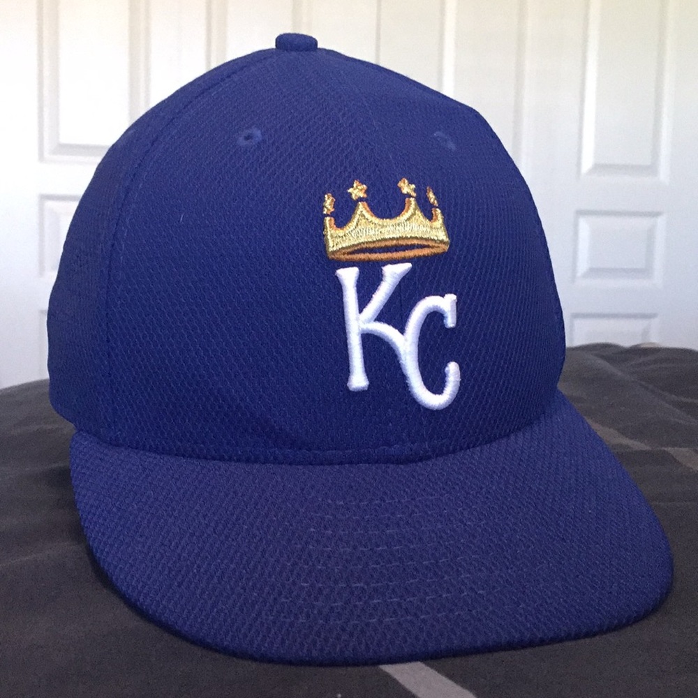Kansas City Royals blue Fitted New Era Cap